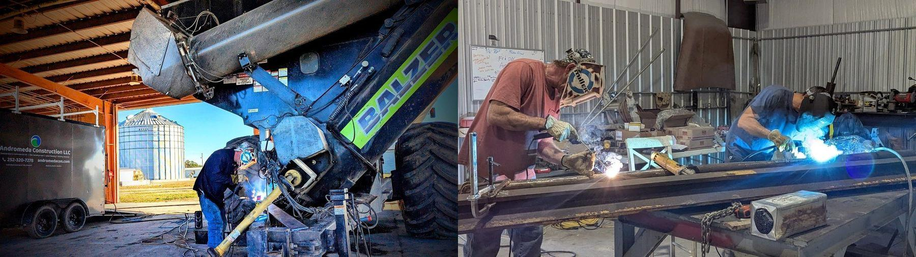 Mobile welding fabrication shop